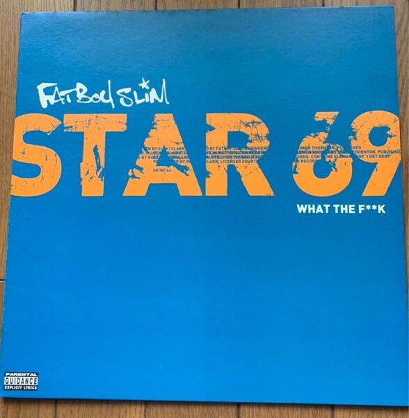 FATBOY SLIM / STAR 69(12インチレコード)