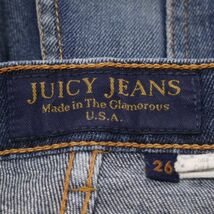 JUICY JEANS ジューシージーンズ 通年 USED加工★ ストレッチ ブーツカット デニム パンツ ジーンズ Sz.26　レディース　E3B00664_9#R_画像6