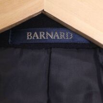 BARNARD バーナード 通年 背抜き 2B テーラード ジャケット Sz.S-M位　メンズ ネイビー　E3G00631_9#U_画像6