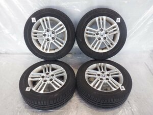 ☆バリ山 ステップワゴン☆ 5H 114.3 6J +50 16インチ ホンダ純正 アルミホイール タイヤ 205/60R16 BRIDGESTONE 4本