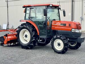 ●KUBOTA クボタ KL330 [KINGWEL]トラクター●33馬力●4WD●エアコン●使用時間762●PTO●深浅回動クボタRL7K ロータリー★美品●