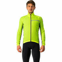 【新品 即決即日発送】Castelli カステリ / SQUADRA STRETCH JACKET / FLUO YELLOW-DARK GRAY / Mサイズ