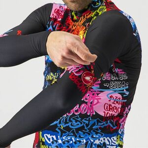 【新品 Thermoflex +8～+20℃即決即日発送】Castelli カステリ /アームウォーマー/Graffiti Cycle Arm Warmers/Explosion/Sサイズ