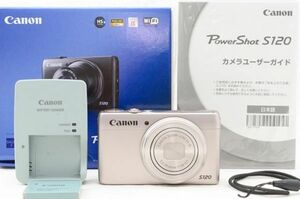 ☆極上美品☆ キャノン パワーショット Canon PowerShot S120 元箱 付属品 ♯23101702