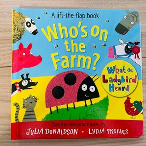 英語絵本　仕掛け絵本　what’s on the farm