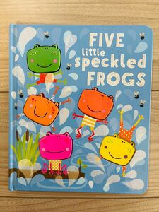 英語絵本　five little speckled frogs 