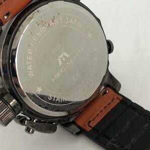 海外メーカー MECALITH デジアナ ハイブリット 多機能 ストップウオッチ アラーム デジタルカレンダー 腕時計 ジャンクの画像5
