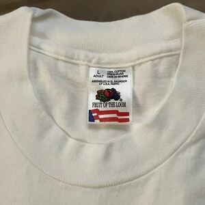 DEADSTOCK Fruit Of The Loom Tシャツ 無地プレーン ヴィンテージ アメリカ古着 シングルステッチ 90s カットソー