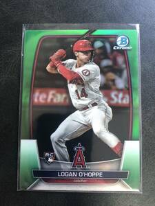 ファーストナンバー 99枚限定 Logan O'Hoppe オホッピー RC ルーキー 2023 Bowman Chrome #51 Los Angeles Angels 01/99