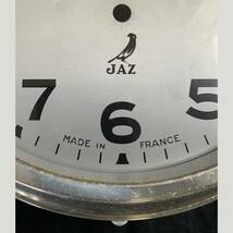 フランス 50s JAZ ジャズ VIRIC シルバー クローム アルミ 時計 壁掛け ウォール クロック インダストリアル ヴィンテージ アンティーク_画像6