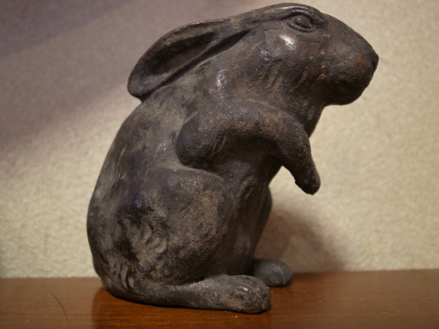 ヤフオク! -「ウサギ 置物」(金属工芸) (工芸品)の落札相場・落札価格