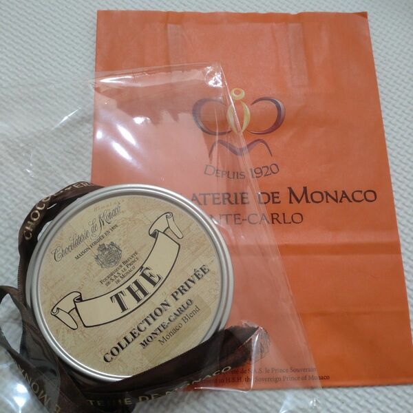 Chocolaterie de Monaco　紅茶缶　空缶