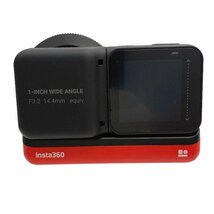 23-4165 【美品/動作確認済】insta360 ONE R 360度アクションカメラ 1-INCH WIDE ANGLE 広角モジュールセット F3.2 14.4mm ライカ_画像5