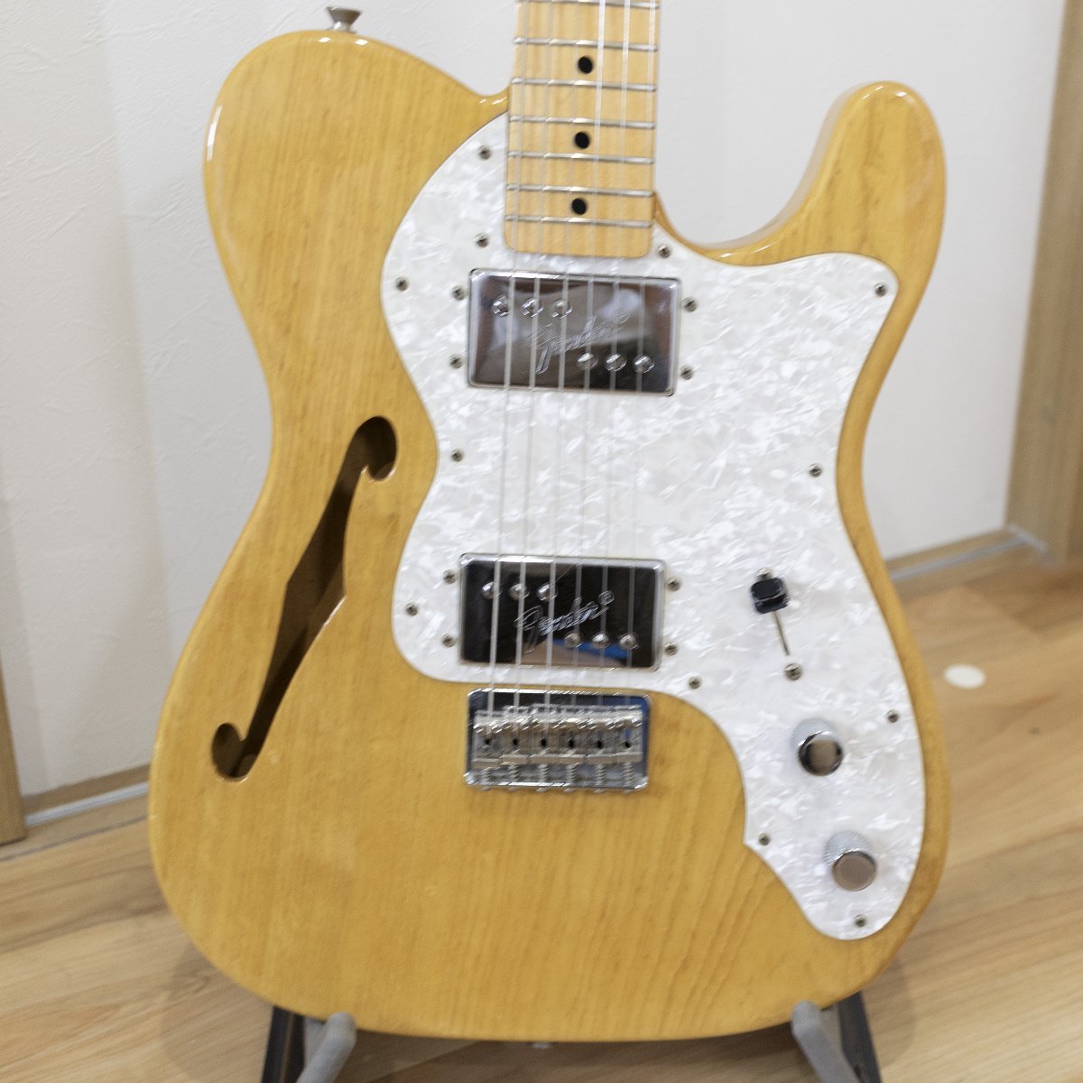 Fender Japan Thinline TN72-85 フェンダー・ジャパン シンライン 黒ラメ-