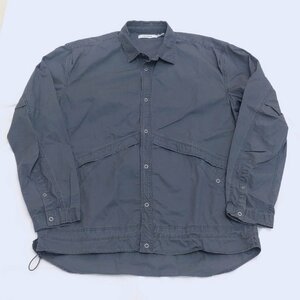 nonnative　コーチシャツジャケット　サイズ１　ブルー　NN-SJ3708　ノンネティブ　COACH SHIRT JACKET COTTON TWILL VW