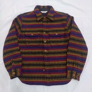 TENDERLOIN　Tインディアン CPO ジャケット　サイズS　ブラック　マルチカラー　テンダーロイン　T-INDIAN CPO JKT