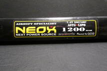 MR)　NEOX　7.4V　1200ｍAh　リポバッテリー　_画像2