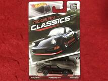 即決 ホットウィール PORSCHE 964 黒 HotWheels ポルシェ MODERN CLASSICS モダンクラシック HW ポルシェ911 RealRiders カーカルチャー_画像5