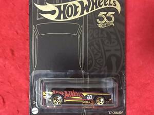 即決 ヤマダ電機限定 ホットウィール ’67 CAMARO 艶消黒/金 HotWheels カマロ パール&クローム パルクロ CHEVROLET シボレー 未開封