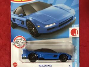 ホットウィール ’90 ACURA NSX 青 HotWheels アキュラ NSX ホンダ HONDA HW J-IMPORTS リューアサダ Ryu Asada 未開封