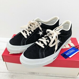 ∀ 未使用品 CONVERSE コンバース ONE STAR J VTG ワンスター スニーカー ヴィンテージ スエード ブラック 黒 MADE IN JAPAN 日本製 復刻