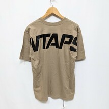 極美品 WTAPS STENCIL SS TEE ロゴ 半袖 Tシャツ カットソー ベージュ・カーキ系 サイズ2 コットン 211PCDT-ST06S サイズM_画像2