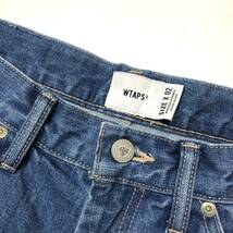 美品 WTAPS ダブルタップス 21AW BLUES BAGGY 02 TROUSERS DENIM ブルース バギー デニム トラウザー パンツ 212WVDT-PTM06 インディゴ_画像4