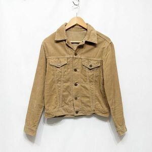 60s ~ 70s Levi's リーバイス コーデュロイ トラッカー ジャケット 70505 ブラウン ビッグE 内タグ欠損 VINTAGE