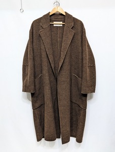 TODAYFUL Over Check Coat over check coat thousand bird pattern wool long coat size 36 12020014