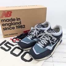 30周年 未使用品 NEW BALANCE ニューバランス M1500OGN スニーカー イングランド製 MADE IN ENGLAND ネイビー グレー 30TH ANNIVERSARY_画像1