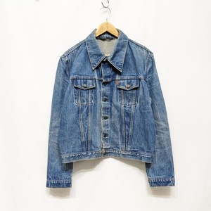 70s 80s Levi's リーバイス 3rd デニムジャケット 4th 70505 インディゴ オレンジタブ ボタン裏刻印無し 古着 vintage