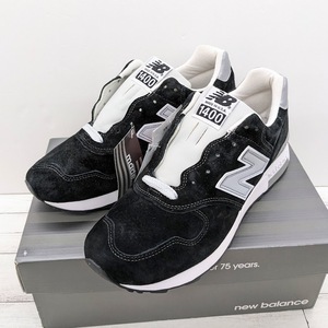 未使用品 NEW BALANCE ニューバランス M1400BKJ スニーカー ブラック 黒 MADE INE USA アメリカ製