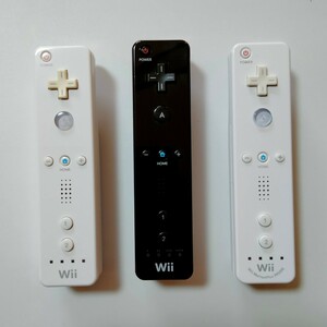 ☆ほぼ未使用☆ Wiiリモコンプラス　3個セット　※Wii Nintendo 任天堂 正規品 純正 モーションセンサー　※即決　〜送料無料〜