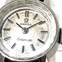 オメガ レディマチック 手巻き シルバー文字盤 時計 腕時計 レディース☆0301_画像4