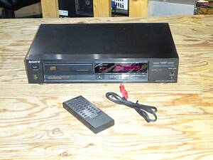 SONY CDP-570 CD deck remote control attaching operation OK remote control attaching 