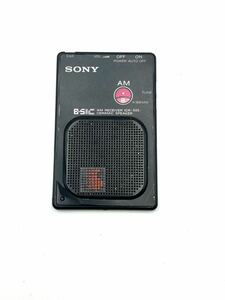 SONY ソニー ICR-505 B・SIC AMラジオ ポータブルラジオ コンパクトラジオ 薄型 レトロ