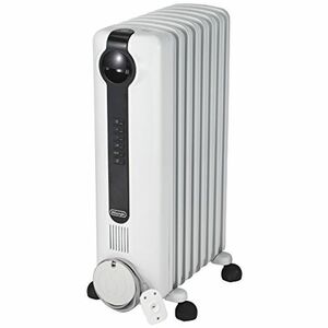 デロンギ(DeLonghi) ?オイルヒーター ホワイト?L字型フラットフィン8枚 8~10畳用 ?JRE0812