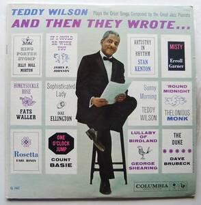 ◆ TEDDY WILSON / And Then Wrote ◆ Columbia CL 1442 (6eye:promo:dg) ◆ R