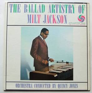 ◆ MILT JACKSON / The Ballad Artistry of Milt Jackson ◆ Atlantic 1342 (red/purple) ◆ R