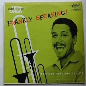 ◆ FRANK ROSOLINO Quintet / Frankly Speaking ◆ Capitol T6509 (turquoise) ◆ W