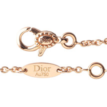 ディオール 現行モデル ミミローズ ルビー ネックレス AU750PG 42cm 新品仕上げ済 Christian Dior【13909】_画像4