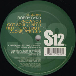 ほぼ新品 レア・グルーブ・クラシック ★I Know You Got Soul／I Need Help Parts 1&2 - Bobby Byrd★ Ultimate Breaks & Beats S12DJ-042