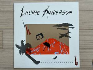 【US盤/Vinyl/12''/両面MASTERDISK刻印/両面手書SLM刻印/Warner Bros./1-25077/84年盤/with Inner】Laurie Anderson/Mister Heartbreak