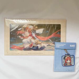 【 中国限定グッズ miHoYo 公式正規品 】 原神 Genshin Impact ニィロウ グッズセット 色紙 パイモンの絵 アクリルキーホルダー アクキー