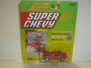  Johnny Lightning SUPER CEHVY 1969 CAMARO red 