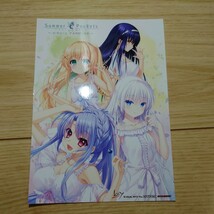 Summer Pockets VISUAL FANBOOK 特典ブロマイド_画像1