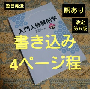 ★最終お値下げ★　入門人体解剖学 （改訂第５版） 藤田恒夫／著