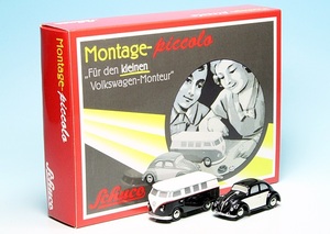 Schuco Schuco Piccolo piccolo VW Beetle & VW T1 Bus Set ( domestic hard-to-find goods )