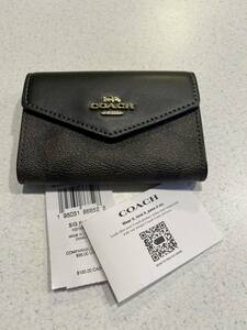 新品コーチ COACH 小物 カードケース 名刺入れ　名刺ケース 小銭入れ　黒　茶　シグネチャー ブラック　ブラウン