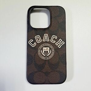 【新品未使用】COACH iPhone14pro ケース　コーチ iPhone X スマホケース